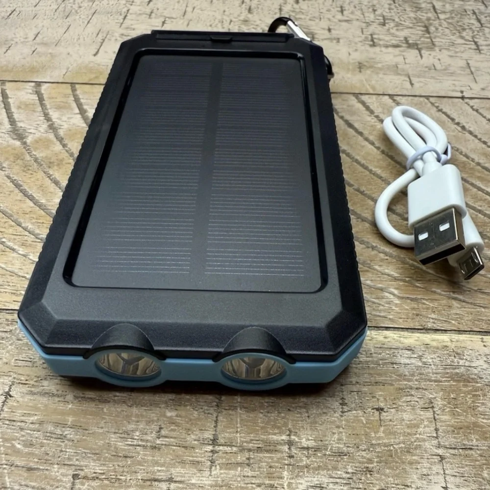 Brand New Solar Charger Power Bank, 30000mAh Portable Fast Charger Waterproof